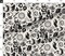 Various Fabrics by the Yard or Fat Quarter Witch Magic Goth Witchcraft Crystals Black Cat Palm Moon Eye Celestial Halloween Dark Academia Gothcore White Custom Printed Fabric by Spoonflower